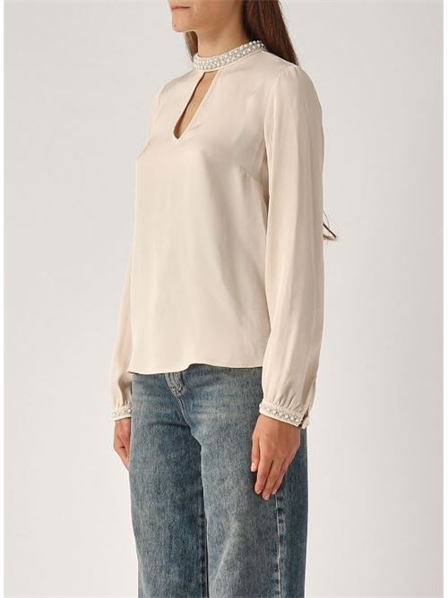 Blusa in crepe con ricami TWINSET | 242TT2262.11952